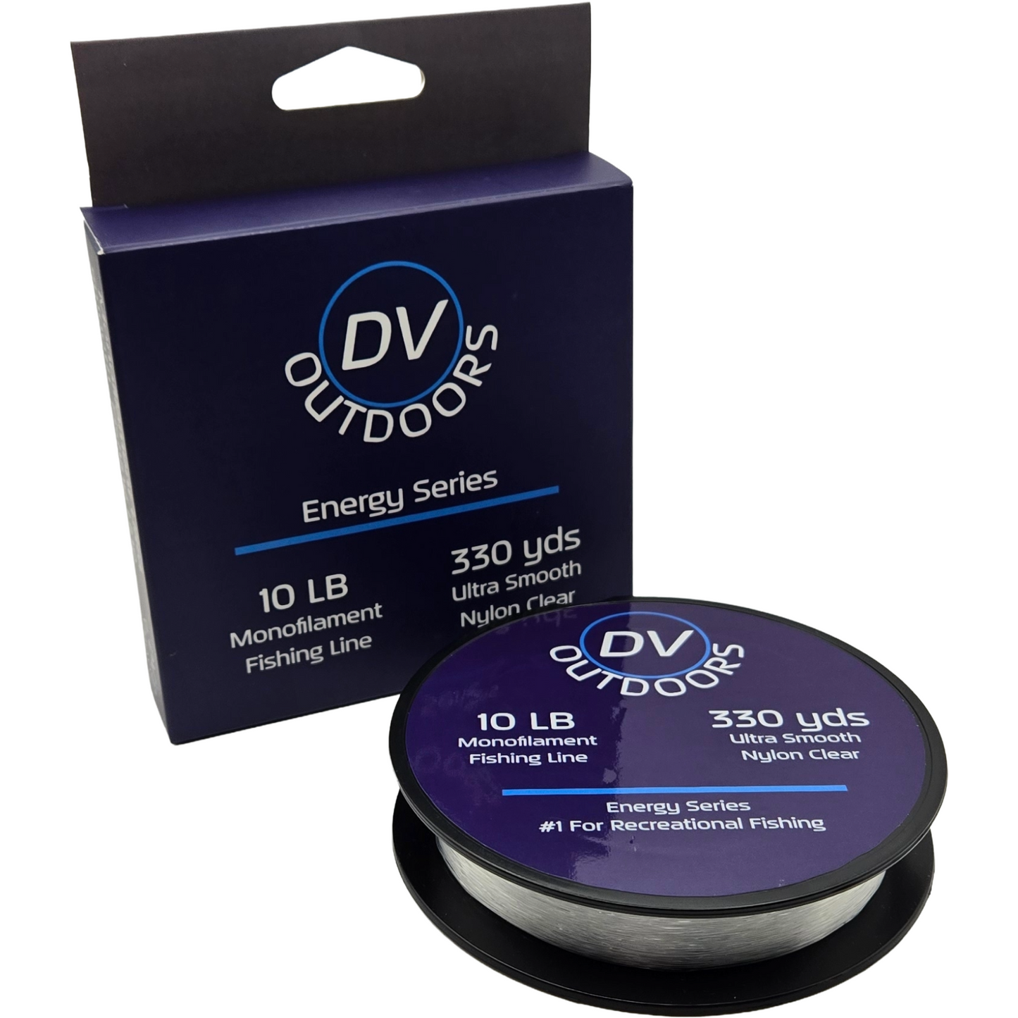 Monofilament Nylon Fishing Line, 330 yds, Clear