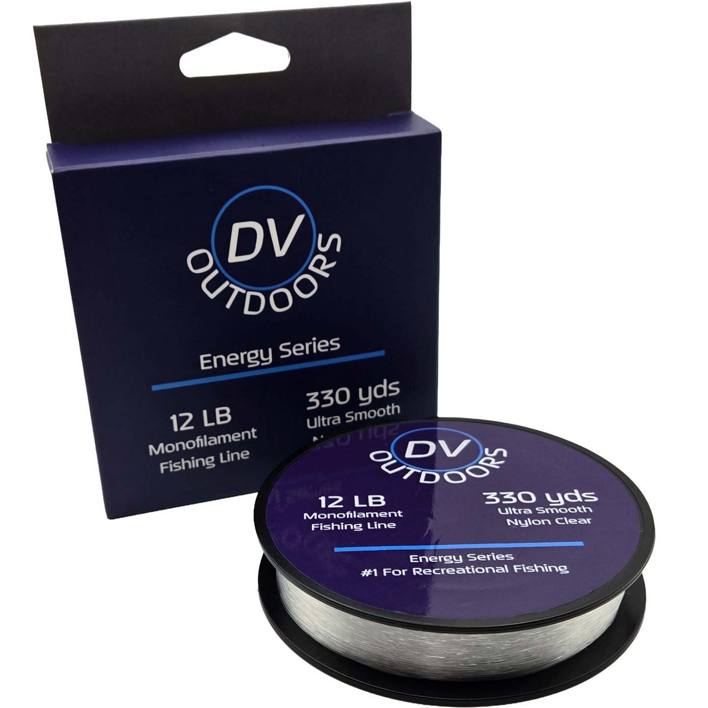 Monofilament Nylon Fishing Line, 330 yds, Clear