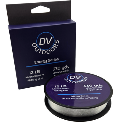 Monofilament Nylon Fishing Line, 330 yds, Clear