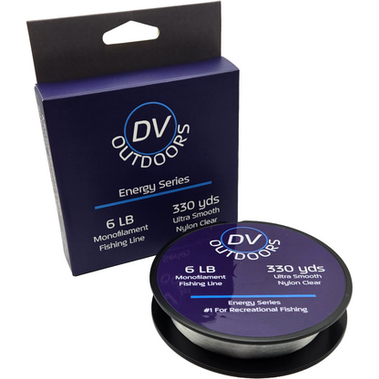 Monofilament Nylon Fishing Line, 330 yds, Clear