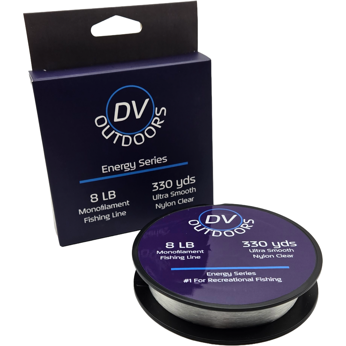 Monofilament Nylon Fishing Line, 330 yds, Clear