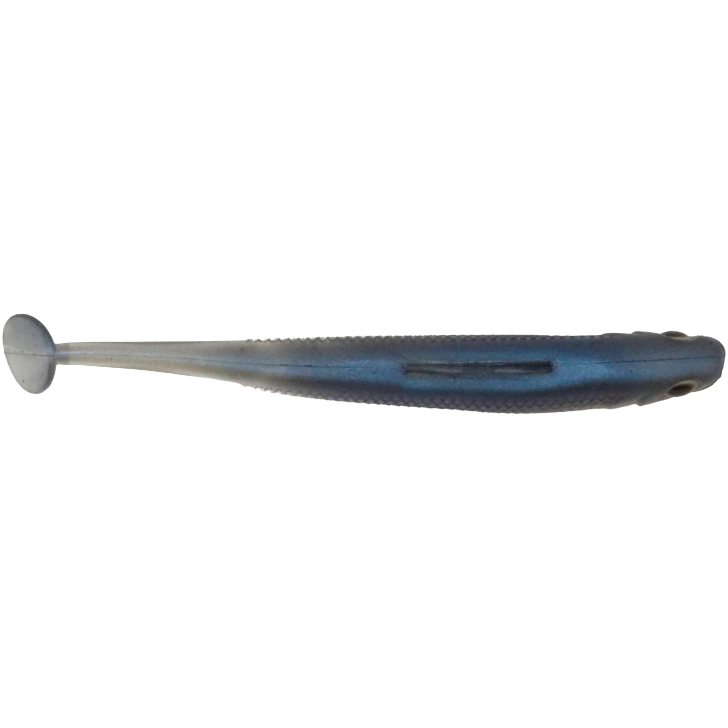 RippleSurge 3 inch soft plastic minnow top profile with realistic baitfish shape.
