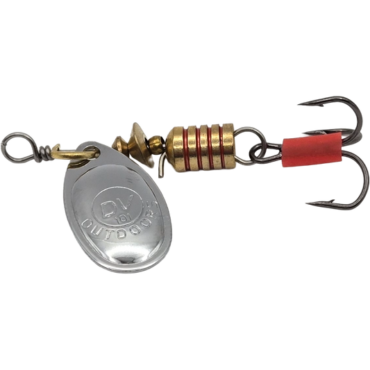 Spoon Spinner Bait With Treble Hook, Model 101