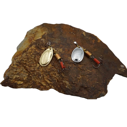 Spoon Spinner Bait With Treble Hook, Model 101