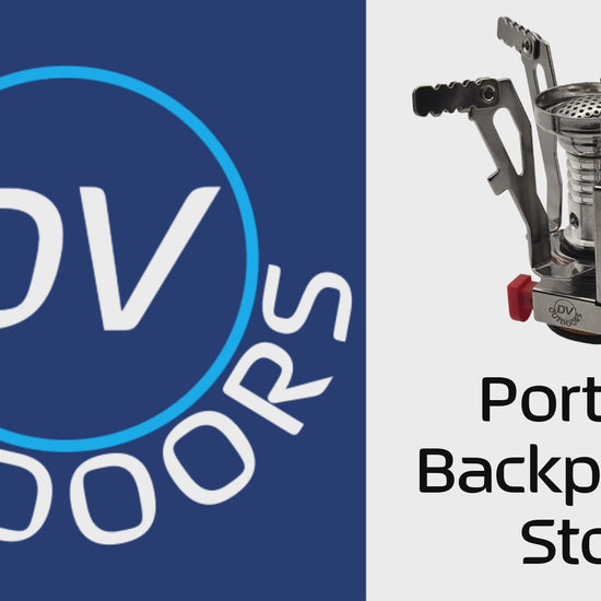 Portable Camping & Backpacking Stove In Use Instructions