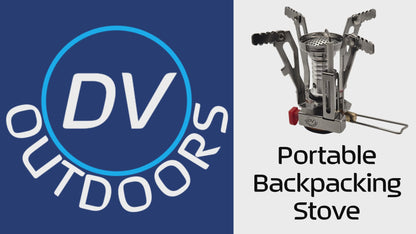 Portable Camping & Backpacking Stove In Use Instructions